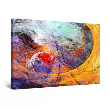 Tablou DualView Startonight Cercuri abstracte, luminos in intuneric, 30 cm x 20 cm Tablou DualView Startonight Cercuri abstracte, luminos in intuneric, 30 cm x 20 cm