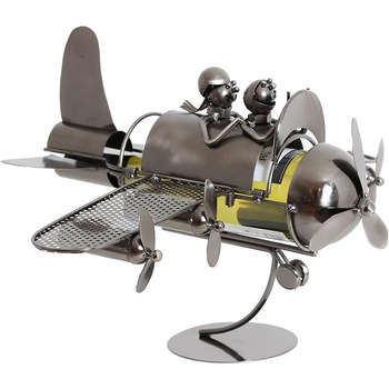 Suport pentru Sticla Vin model Avion H30cm Latime 49 cm Suport pentru Sticla Vin model Avion H30cm Latime 49 cm