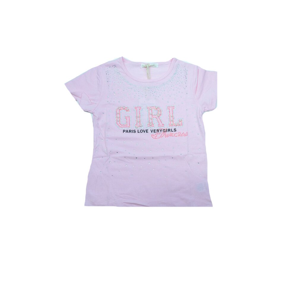 Tricou cu maneca scurta fetite Happy House FOFO-063R, Multicolor