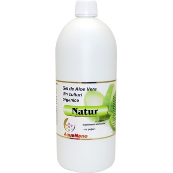 Gel de Aloe Vera cu pulpa, din culturi ecologice, 500mL, flacon polietilena Gel de Aloe Vera cu pulpa, din culturi ecologice, 500mL, flacon polietilena