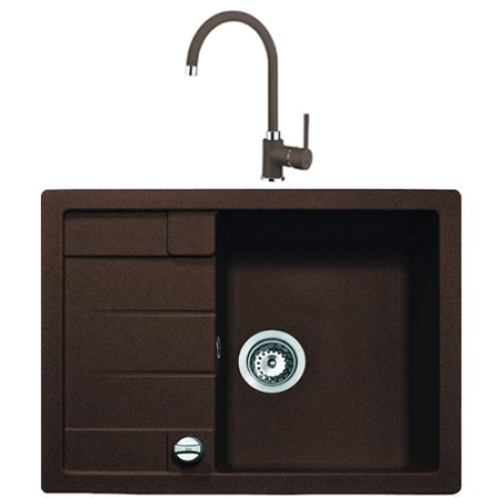 Pachet Chiuveta Bucatarie TEKA Astral 45B TG 1B 1D+baterie SP 995 Granit CHOCOLATE BROWN