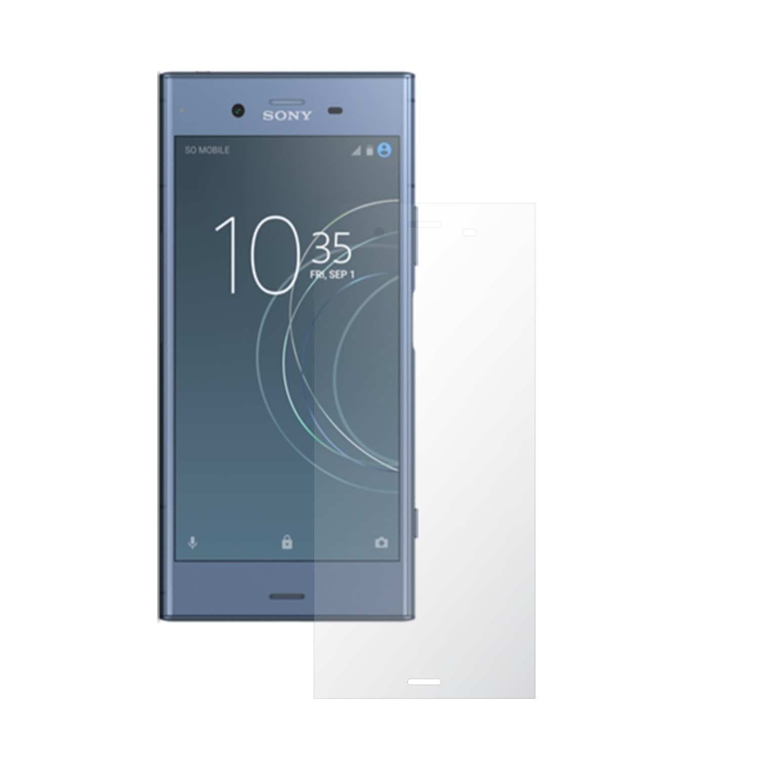 Folie Protectie Ecran Invisible Skinz UHD AutoRegeneranta pentru Sony Xperia XZ1 - Folie Siliconica Ultra-Clear cu Acoperire Totala, Edge to Edge Full Display Cover, Adeziva si Foarte Flexibila