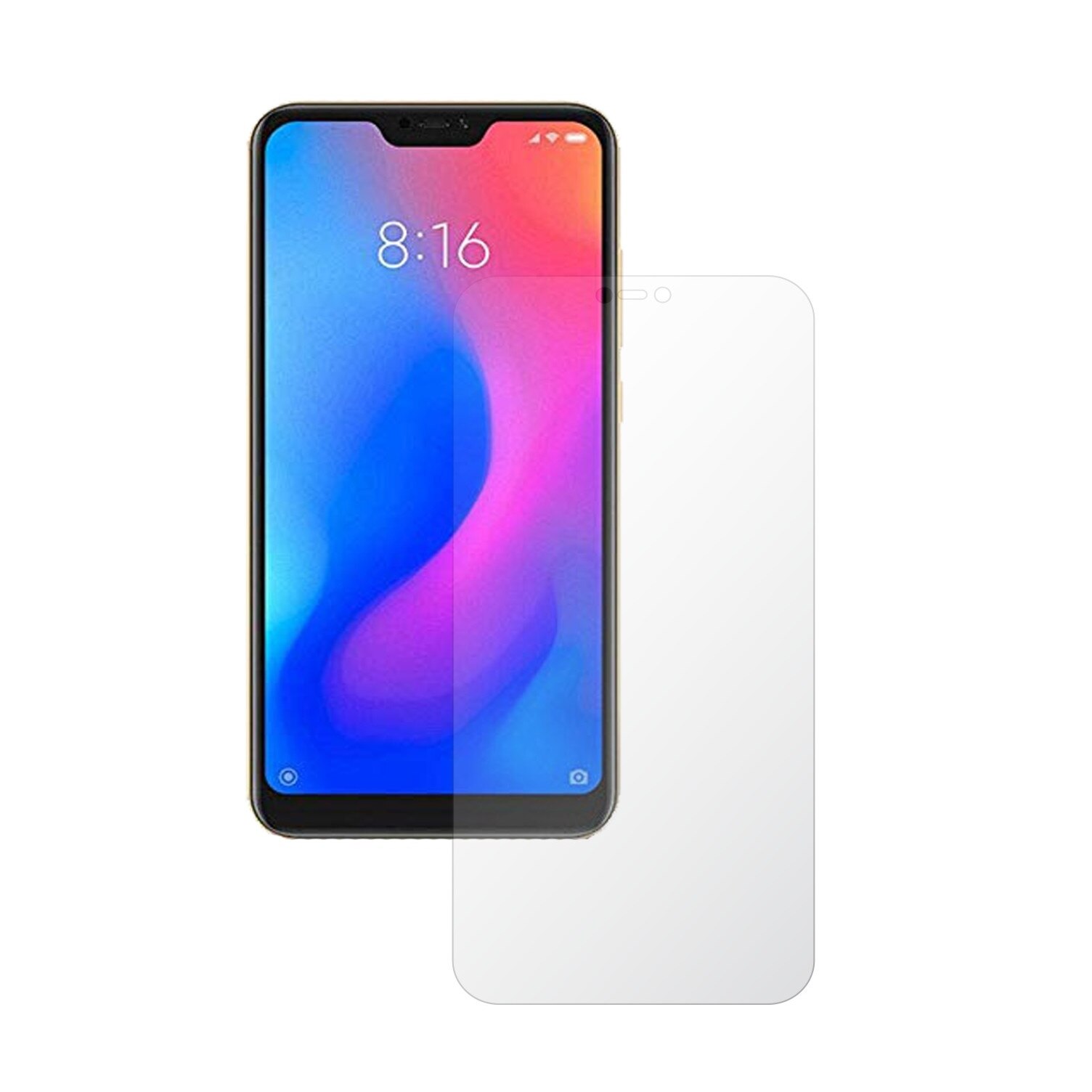 Set 2X Folie Protectie Ecran Invisible Skinz HD pentru Xiaomi Redmi 6 Pro - Folie Siliconica Ultra-Clear cu Acoperire Totala, Edge to Edge Full Display Cover, Adeziva si Foarte Flexibila