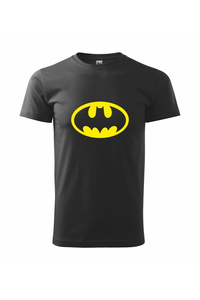 Tricou barbati batman, Negru/Galben