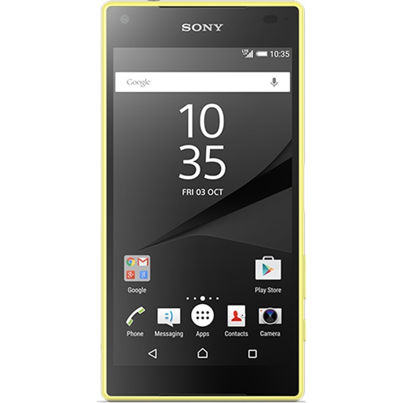 Telefon mobil Sony Xperia Z5 Compact, 32GB, 4G, Yellow - eMAG.ro