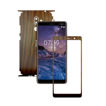 Folie Protectie Carbon Skinz pentru Nokia 7 + Plus - Lemn Nuc 360 Cut, Skin Adeziv Full Body Cover pentru Rama Ecran, Carcasa Spate si Laterale Folie Protectie Carbon Skinz pentru Nokia 7 + Plus - Lemn Nuc 360 Cut, Skin Adeziv Full Body Cover pentru Rama Ecran, Carcasa Spate si Laterale