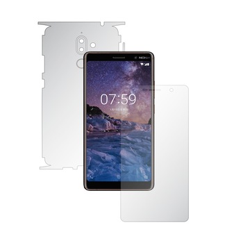 Folie Full Body Invisible Skinz UHD AutoRegeneranta pentru Nokia 7 + Plus - Folie Protectie Siliconica Ultra-Clear cu taiere 360 Cut pentru Ecran, Carcasa Spate si Laterale, Skin Adeziv Transparent, Edge to Edge Cover Folie Full Body Invisible Skinz UHD AutoRegeneranta pentru Nokia 7 + Plus - Folie Protectie Siliconica Ultra-Clear cu taiere 360 Cut pentru Ecran, Carcasa Spate si Laterale, Skin Adeziv Transparent, Edge to Edge Cover