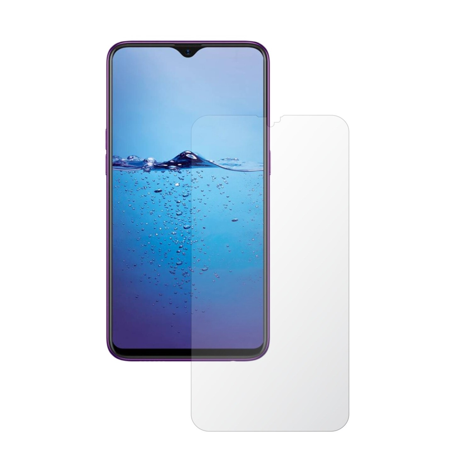 Set 2X Folie Protectie Ecran Invisible Skinz HD pentru Oppo F9 (F9 Pro) - Folie Siliconica Ultra-Clear cu Acoperire Totala, Edge to Edge Full Display Cover, Adeziva si Foarte Flexibila