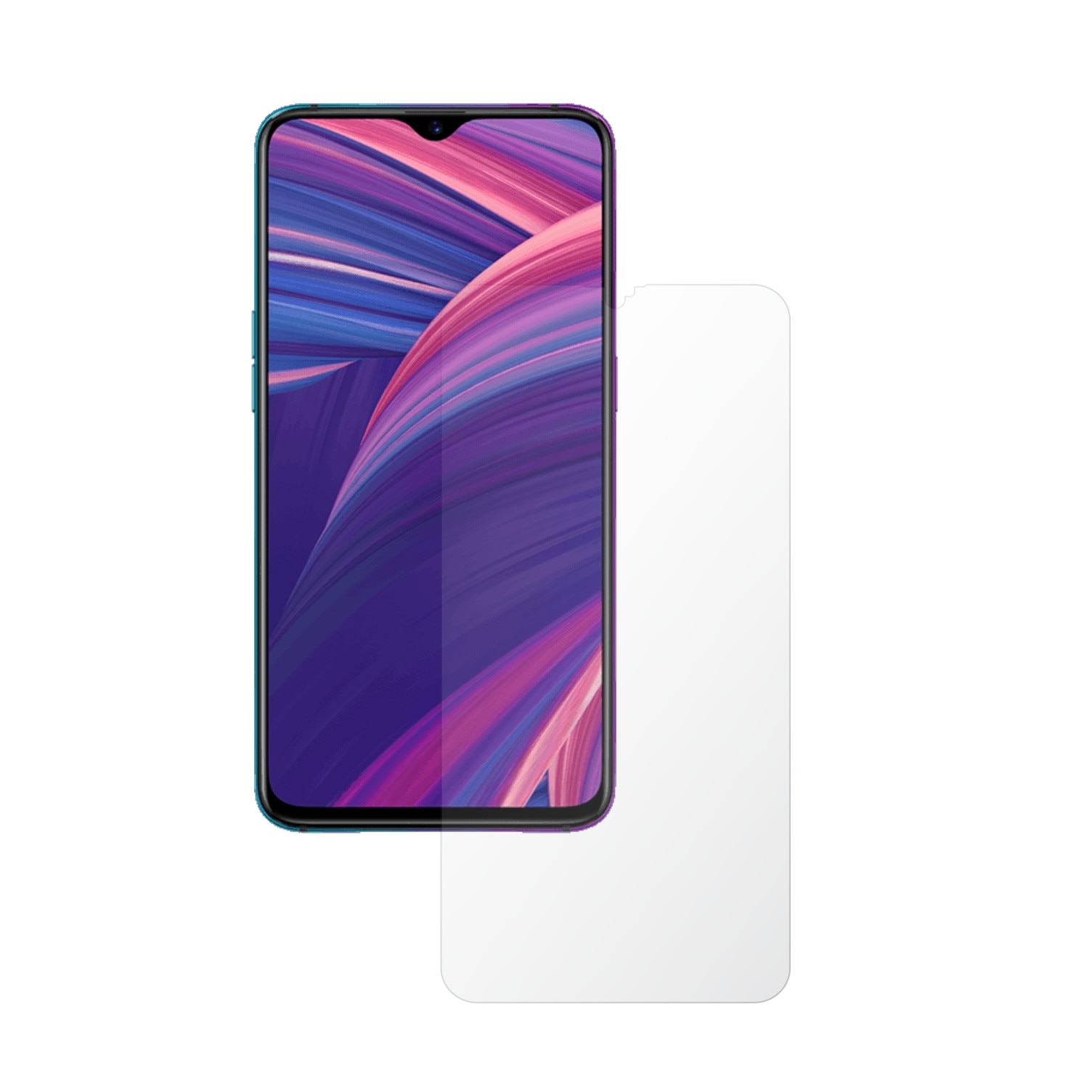 Set 2X Folie Protectie Ecran Invisible Skinz HD pentru Oppo RX17 Pro - Folie Siliconica Ultra-Clear cu Acoperire Totala, Edge to Edge Full Display Cover, Adeziva si Foarte Flexibila