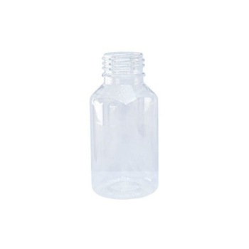 Sticle PET 100ml, transparente, cu capac alb, 700buc Sticle PET 100ml, transparente, cu capac alb, 700buc