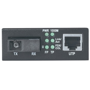 Convertor Media WDM Intellinet 10/100 / 1000Base-TX RJ45 la 1000Base-LX SC Single-Mode, 20 km, 545075 Convertor Media WDM Intellinet 10/100 / 1000Base-TX RJ45 la 1000Base-LX SC Single-Mode, 20 km, 545075