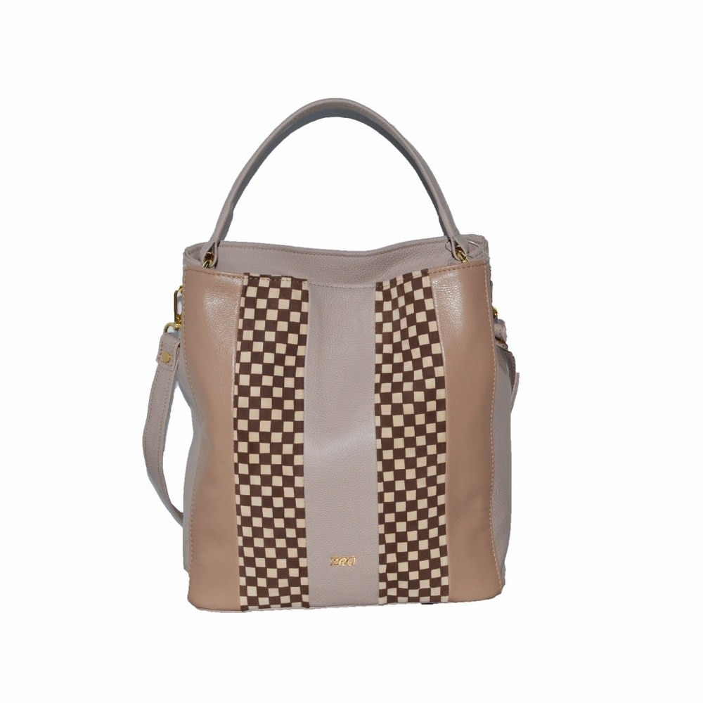 Geanta dama,Zea,piele bej decor