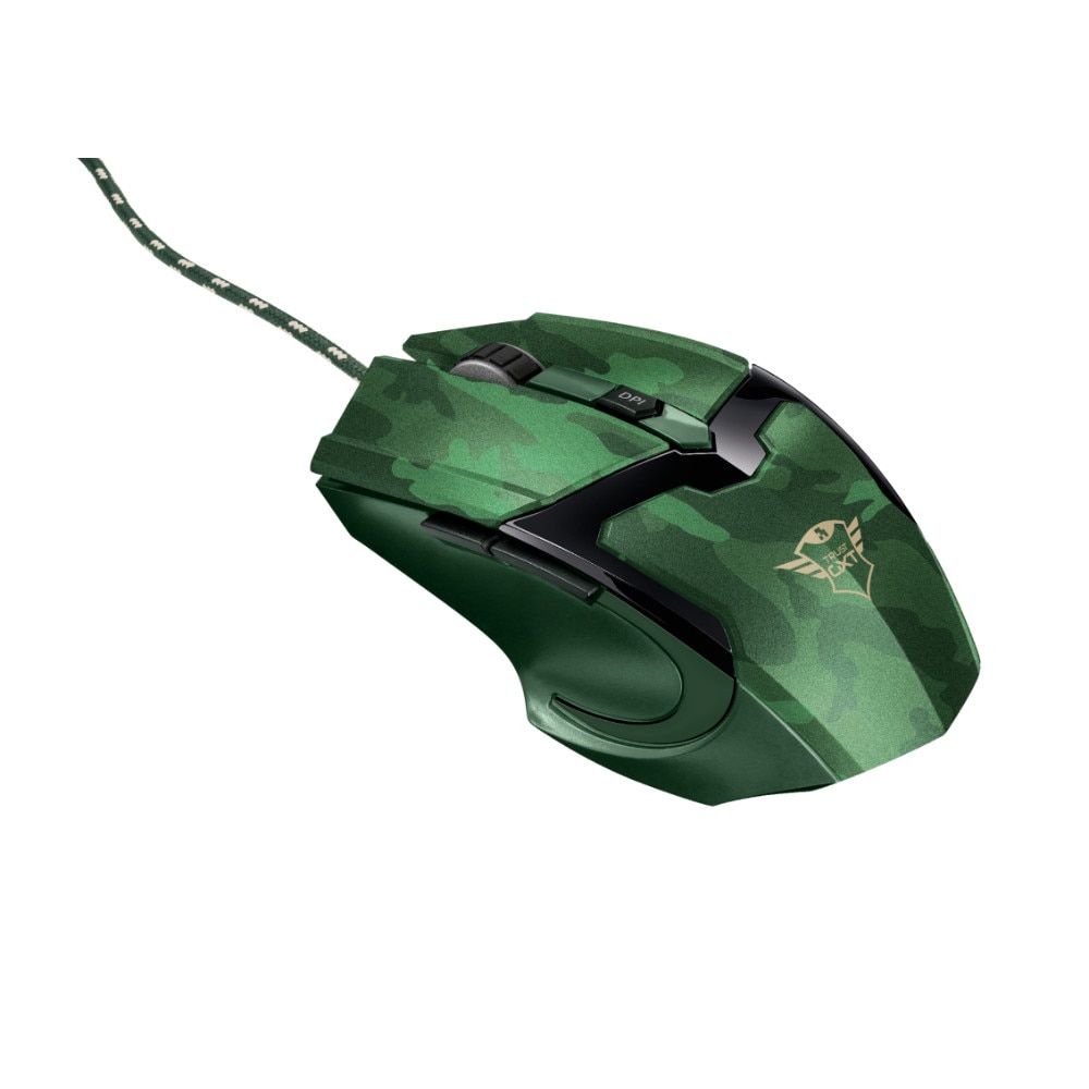 Mouse gaming EVO Trust GTX 101 Jungle Camo 22793 cu 6 butoane