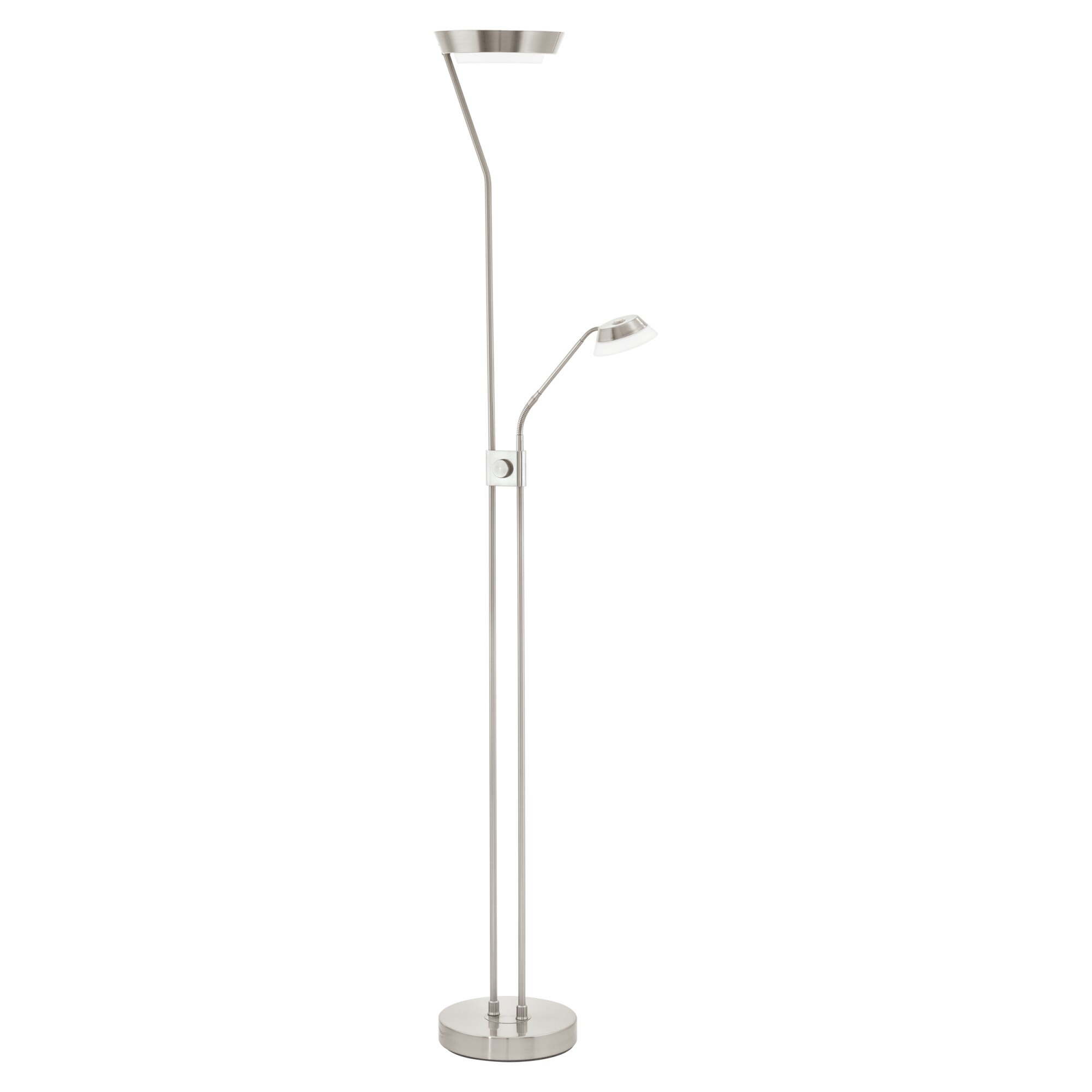 Lampadar EGLO Sarrione 93713, LED, 17.28W, 2.88W, 4.5W, Nichel satinat