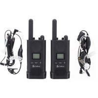 set 2 statii radio emisie-receptie cobra pu500 raza de actiune pana la 8 km  comunicare pana la 16 ore casti ergonomice incluse imagen 24_0_
0