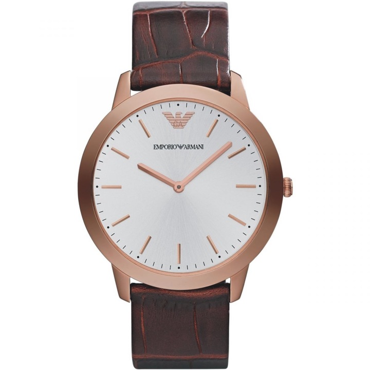 Ceas barbatesc Emporio Armani, Classici 1847300155, Maro, Alb