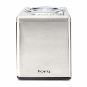 Aparat de preparat inghetata profesional H.Koenig HF340, capacitate 2 L,timp preparare 30-40 min,oprire automata, functie frigorifica si refigerare, editie limitata 2020 Aparat de preparat inghetata profesional H.Koenig HF340, capacitate 2 L,timp preparare 30-40 min,oprire automata, functie frigorifica si refigerare, editie limitata 2020
