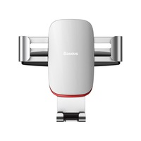 suport auto cu rotire 360 pentru telefon cu prindere in fanta pentru cd  baseus metal age gravity  gri imagen 15_0_
0