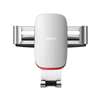 Suport auto cu rotire 360 pentru telefon cu prindere in fanta pentru CD , Baseus Metal Age Gravity , gri Suport auto cu rotire 360 pentru telefon cu prindere in fanta pentru CD , Baseus Metal Age Gravity , gri