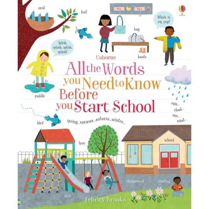 All The Words You Need To Know Before You Start School - Felicity Brooks