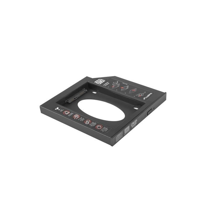 Adaptor subtire pentru HDD, Lanberg, 5.25''->2.5'', 12.7mm
