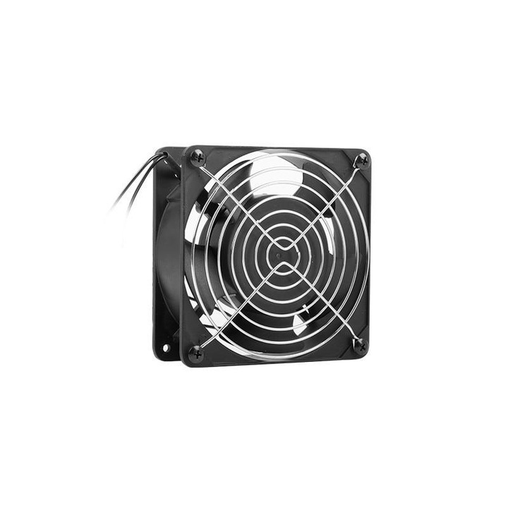 Ventilator , Lanberg , 230V 120 x 120 x 38 mm , negru