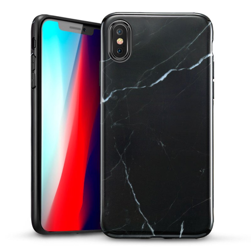 Carcasa ESR Marble iPhone XS Max, Black