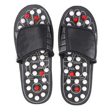 Papuci cu masaj terapeutic, stimulare puncte de acupunctura, multicolor Papuci cu masaj terapeutic, stimulare puncte de acupunctura, multicolor
