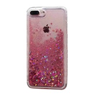 husa de telefon cu apa si sclipici lichid si glitter pentru iphone 6 plus 6s plus 7 plus 8 plus 7 8 55quot inch roz rose pink imagen 6_0_
0