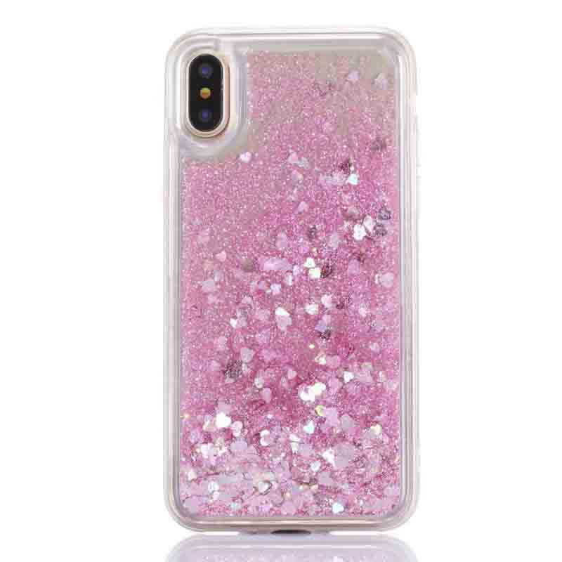 Department engineer Doctor of Philosophy Husa de telefon cu apa si sclipici, lichid si glitter, pentru iPhone XS MAX  (6.5" INCH) ROZ Rose Pink - eMAG.ro