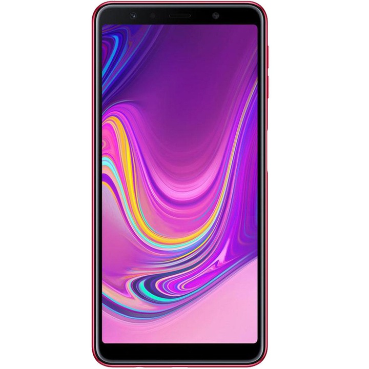 Telefon Mobil Samsung Galaxy A7 2018,Dual Sim,128GB,4GB RAM,4G,Roz