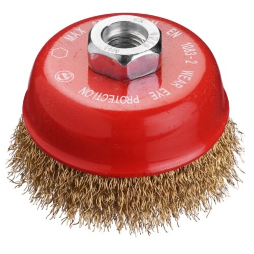 Perie sarma, OSBORN, Ø 75, otel alamit 0,3 mm, polizor unghiular