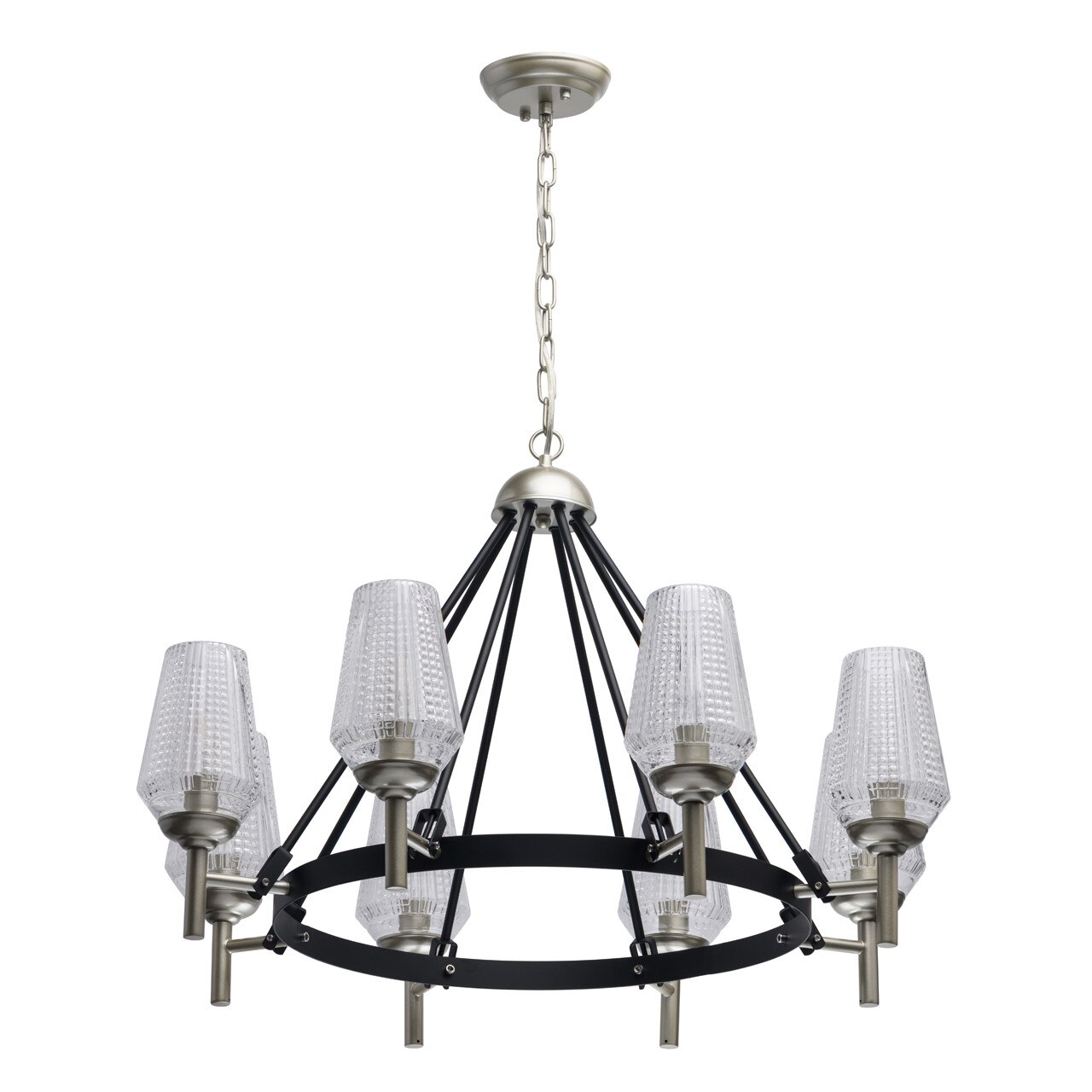 Plafoniera, MW-LIGHT, 285011408, Argintiu, IP20, E14, 3440 lm, 40W