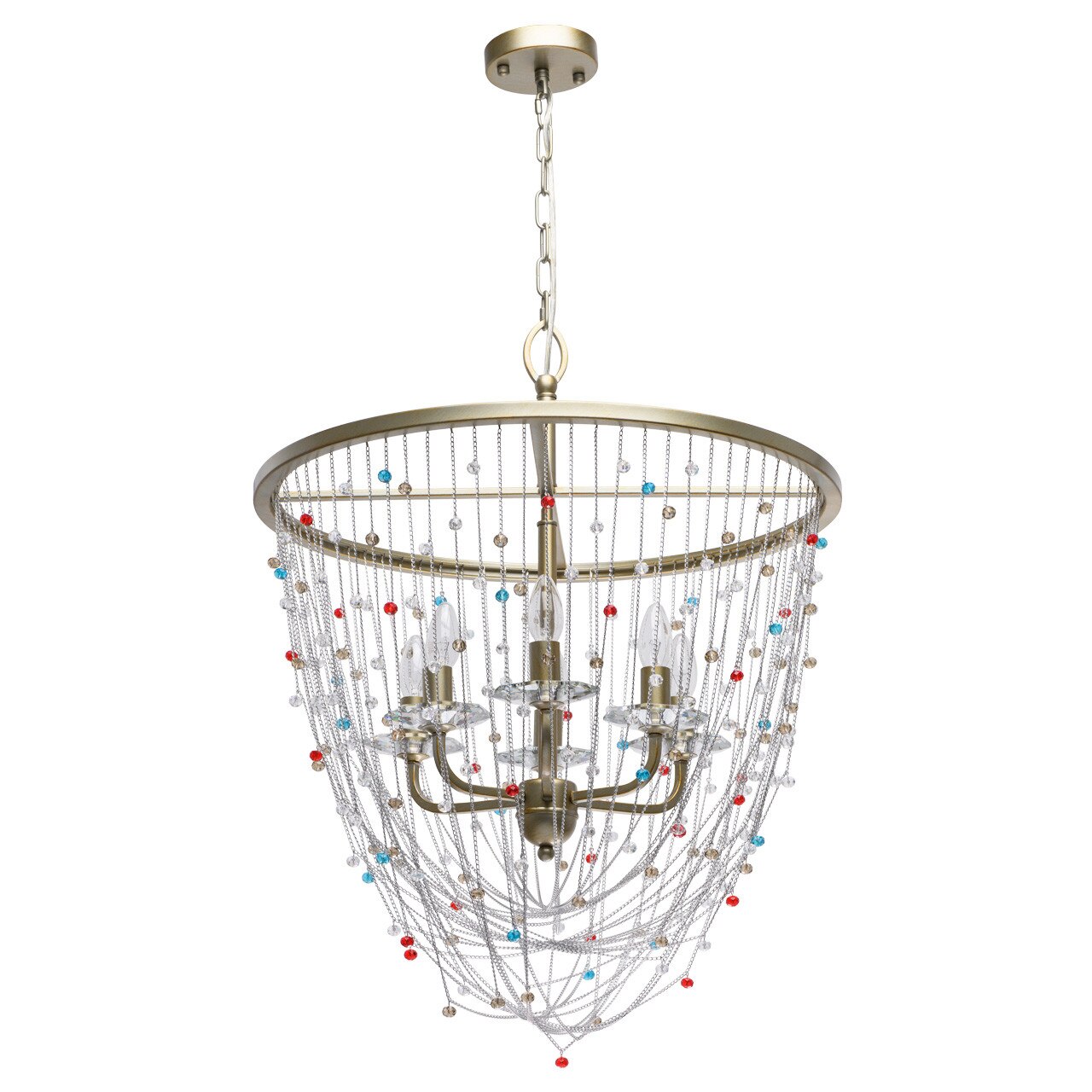 Plafoniera, MW-LIGHT, 299011906, Auriu, IP20, E14, 3870 lm, 60W