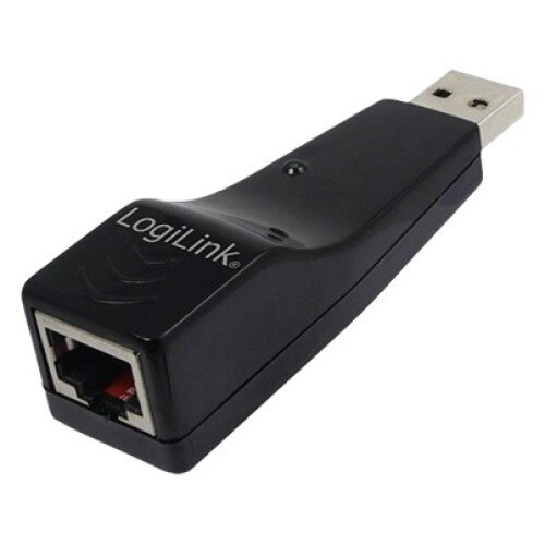 Adaptor de mare viteza , LogiLink , USB 2.0 la RJ45 , negru