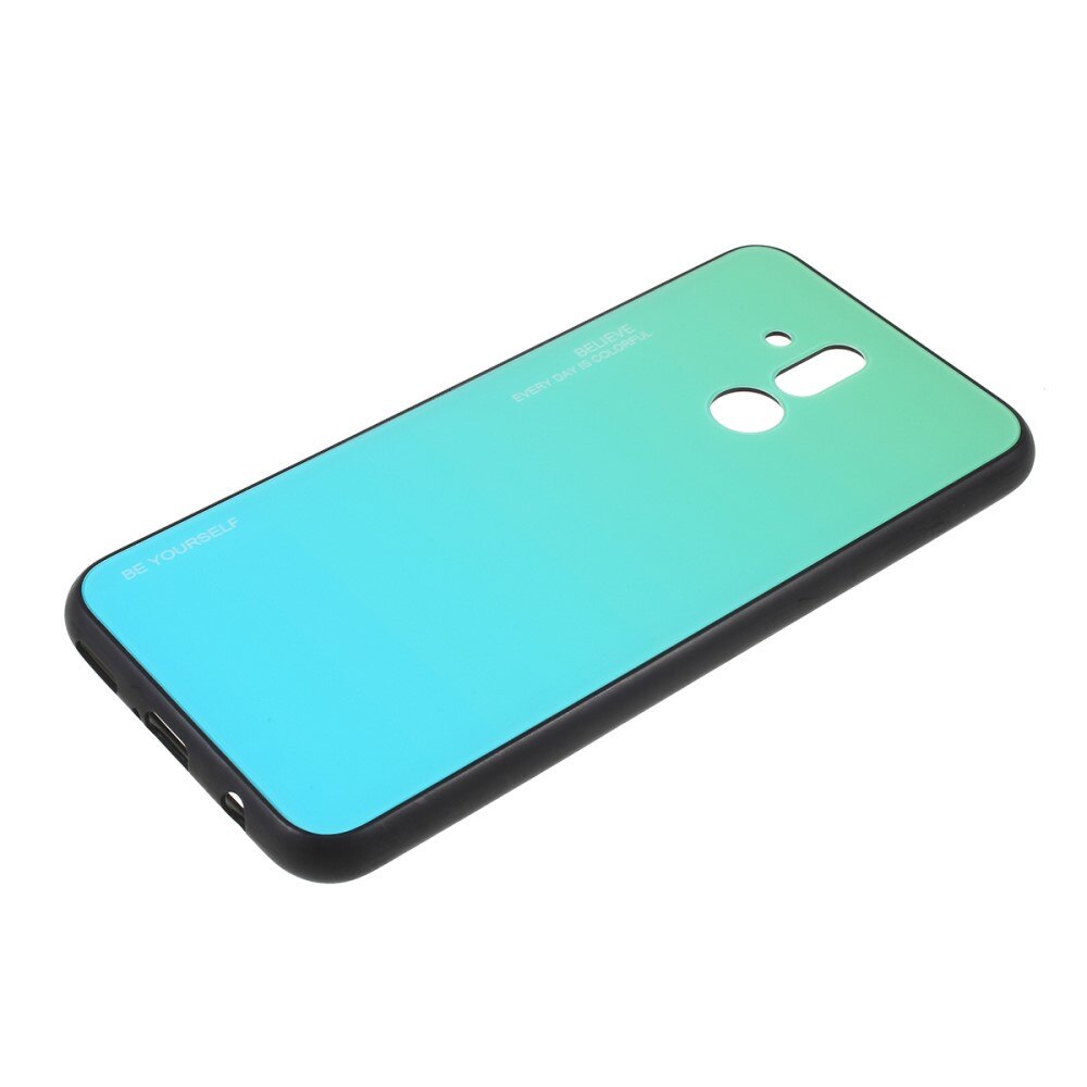 Specialist weekly Month Husa Huawei Mate 20 Lite - Sticla Spate si Margini Silicon, Degrade,  Verde/Bleu - eMAG.ro