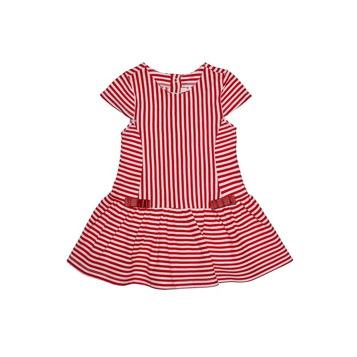 Rochita fete Mayoral, alb/rosu,12luni