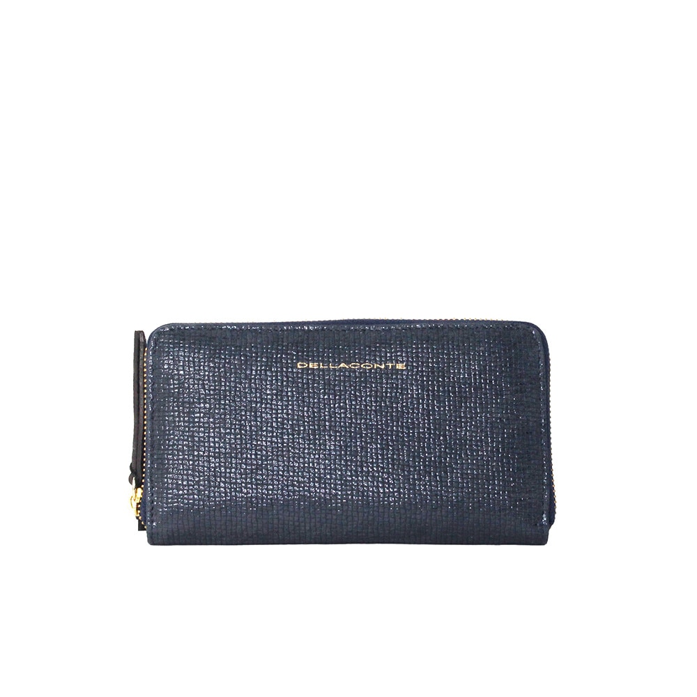 Portofel dama din piele naturala, Dellaconte, Albastru Special 5416-00