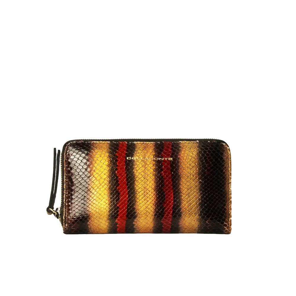 Portofel dama din piele naturala, Dellaconte, Multicolor Special 5416-85