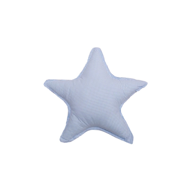 Perna decorativa steluta 40 x 40 cm Belisima P01-729AL, Albastru