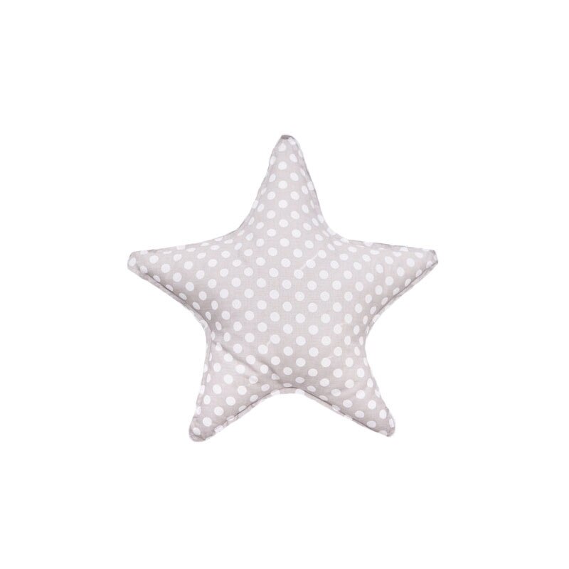 Perna decorativa steluta 40 x 40 cm Belisima P01-729G1, Gri