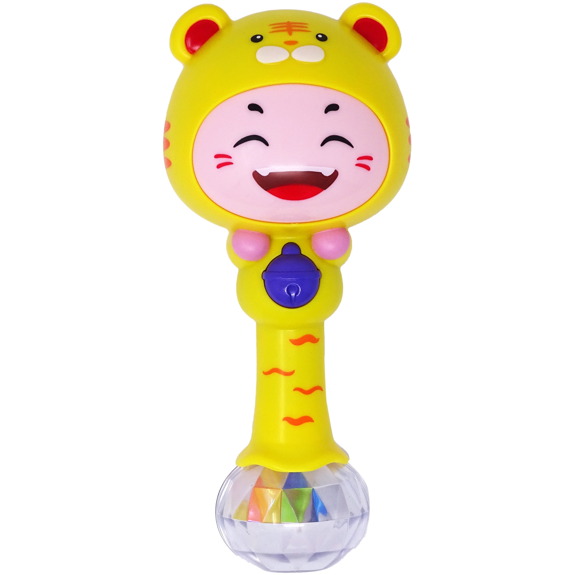 Jucarie zornaitoare Hola Toys cu lumini, melodii si sunete, galben