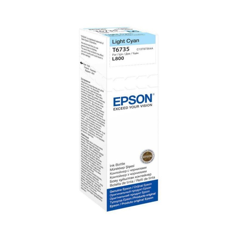 Cartus cerneala epson t6735 light cyan capacitate 70ml pentru epson, Light Cyan