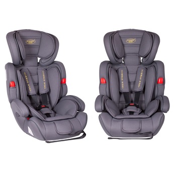 Scaun auto 3-in-1 KinderCare™ 9-36Kg, Centura HOLMBERGS cu prindere in 5 puncte Protectie laterala suplimentara, Spatar rabatabil, Tetiera ajustabila, Husa detasabila si lavabila, Seria COSMO, Gri Scaun auto 3-in-1 KinderCare™ 9-36Kg, Centura HOLMBERGS cu prindere in 5 puncte Protectie laterala suplimentara, Spatar rabatabil, Tetiera ajustabila, Husa detasabila si lavabila, Seria COSMO, Gri