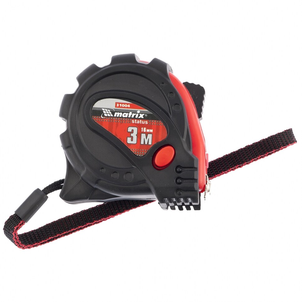 Ruleta Status, 3 fixations, 3 m x 16 mm, carcasa cauciucata, varf magnetic, MTX