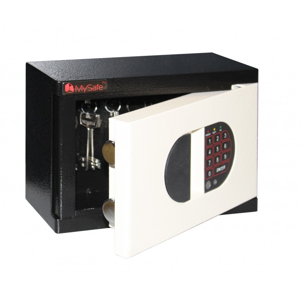 Seif pastrare chei, inchidere electronica,8 carlige, 170x240x100,Planet Safe MSK.17.E