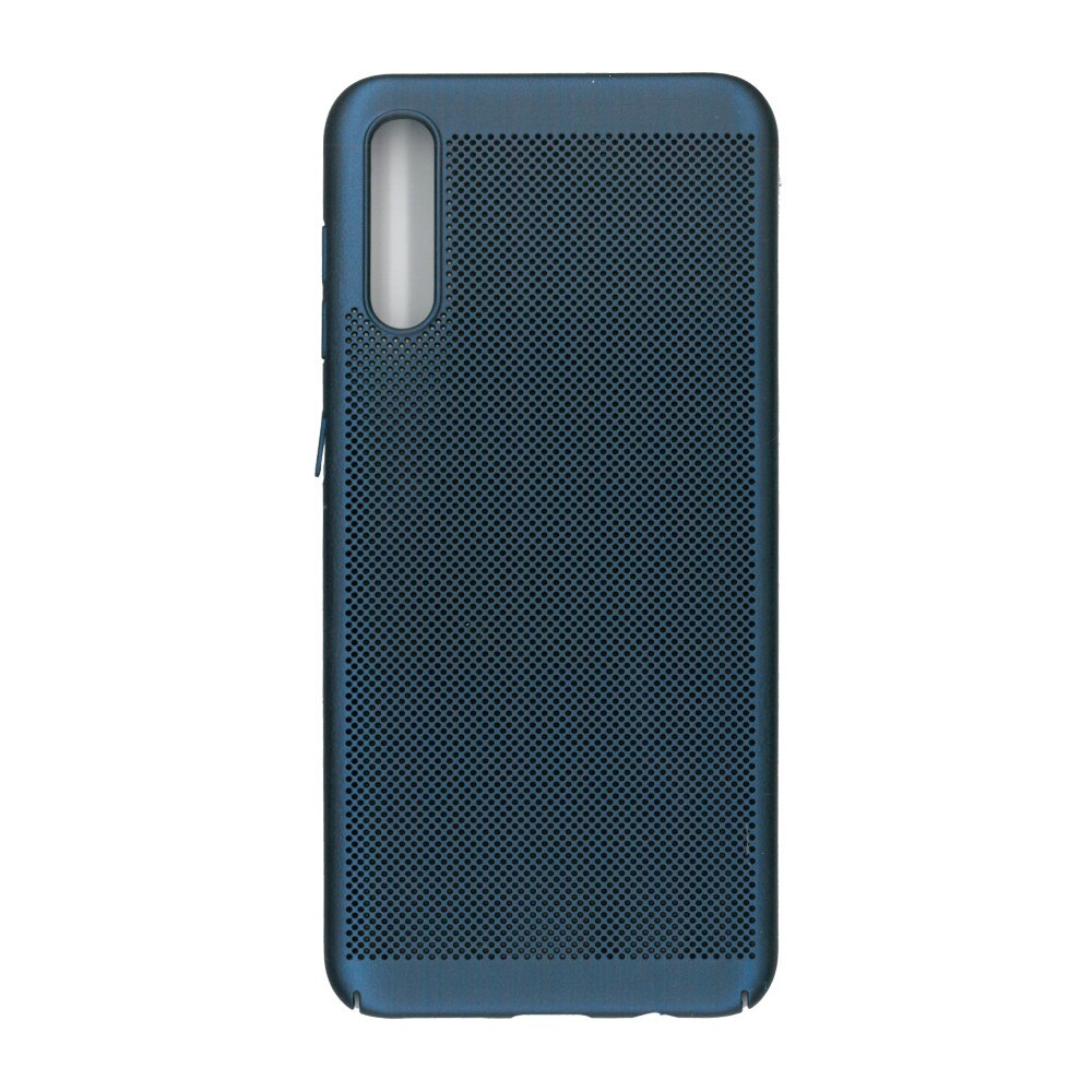 Husa spate cu perforatii pentru Samsung Galaxy A50 - EuroCELL Air Case, albastru