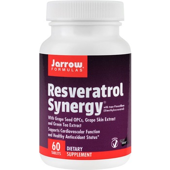 Supliment alimentar Resveratrol Synergy Jarrow Formulas, Secom 60 tablete Supliment alimentar Resveratrol Synergy Jarrow Formulas, Secom 60 tablete