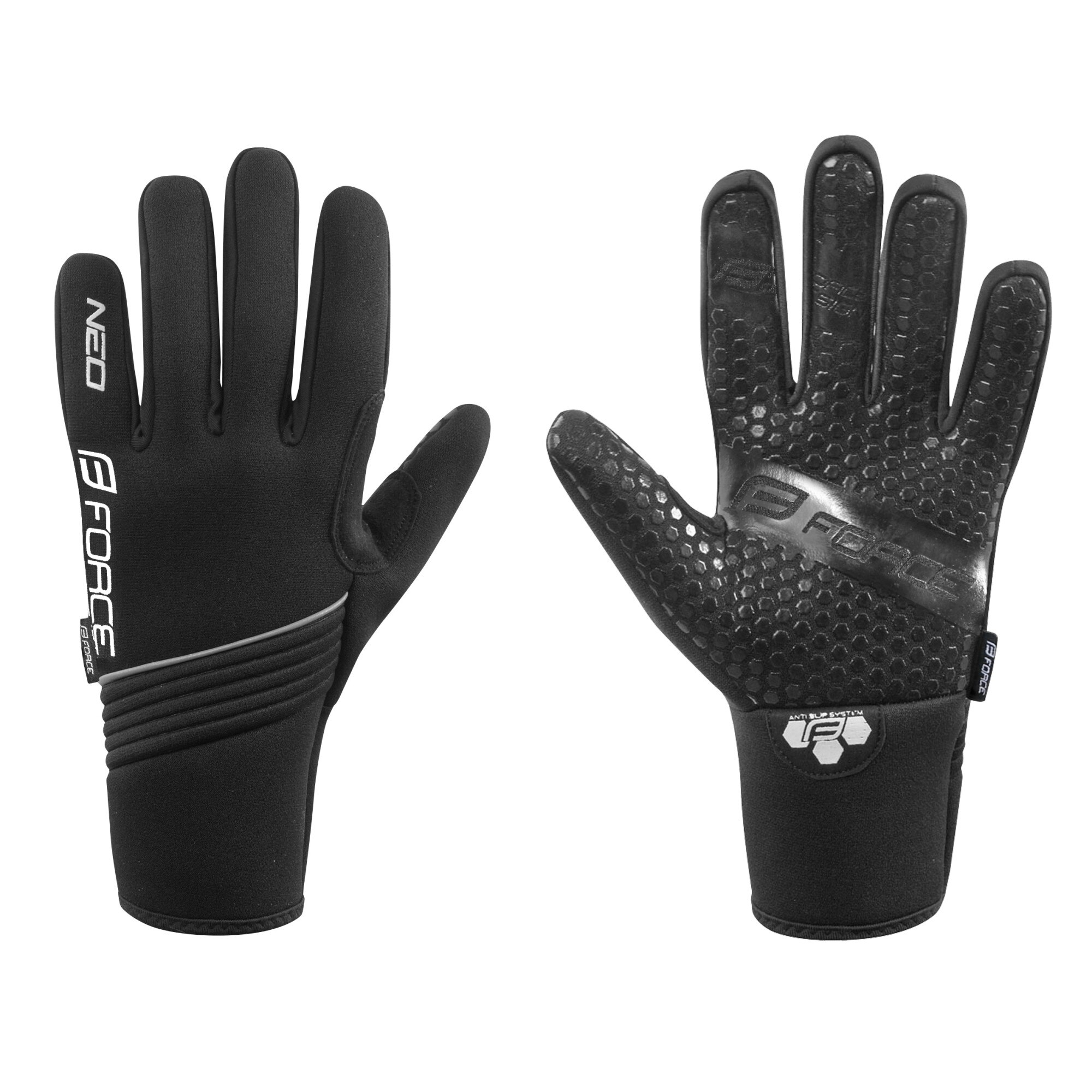 Manusi neopren iarna Force Neo Negre L