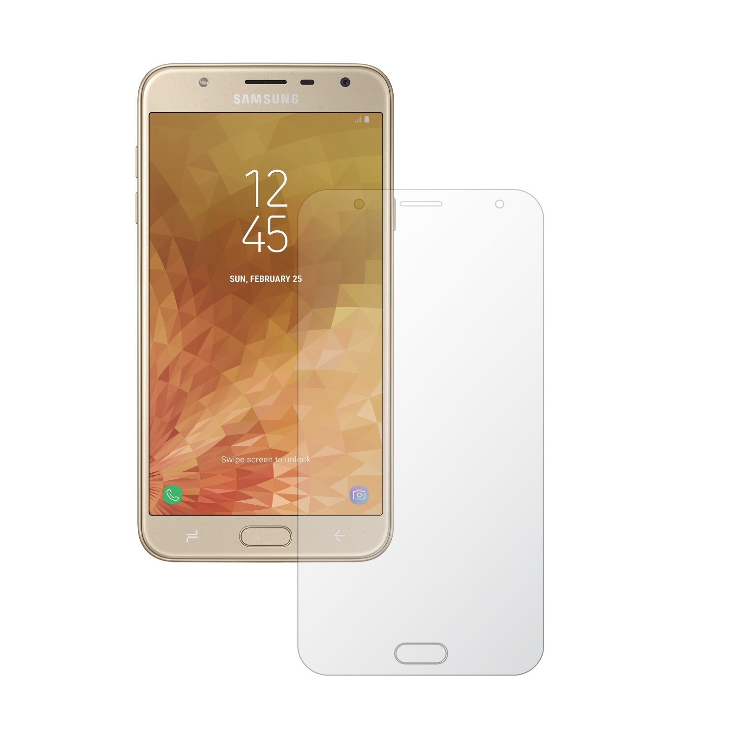 Set 2X Folie Protectie Ecran Invisible Skinz HD pentru Samsung Galaxy J7 Duo - Folie Siliconica Ultra-Clear cu Acoperire Totala, Edge to Edge Full Display Cover, Adeziva si Foarte Flexibila